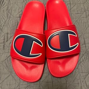 New men’s champion slides